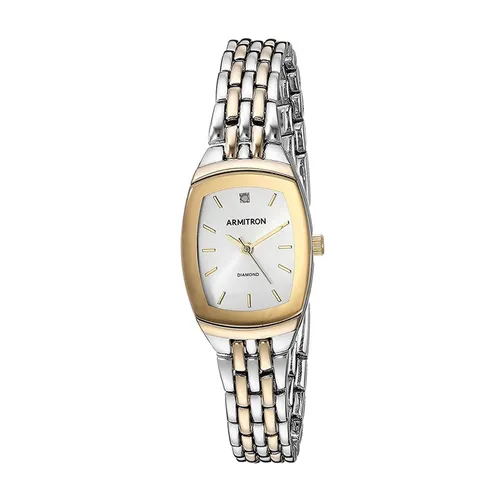 Đồng hồ - Đồng Hồ Nữ Armitron 75/5195SVTT Diamond Accented Bracelet Watch Màu Demi - Vua Hàng Hiệu