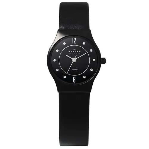 Skagen Đen - Đồng Hồ Nữ Skagen 233XSCLB Màu Đen - Vua Hàng Hiệu