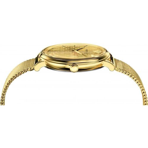 Đồng Hồ Nữ Versace V-Circle Stainless Steel Bracelet VBP060017 Màu Vàng Gold-2