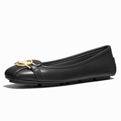 Giày Bệt Michael Kors Tracee Leather Black Màu Đen Size 37-1