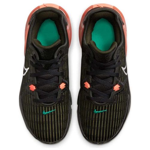 Giày Bóng Rổ Nike Lebron Witness 6 Shoes Black Silver Sequoia CZ4052-001 Màu Đen Cam Size 42-2