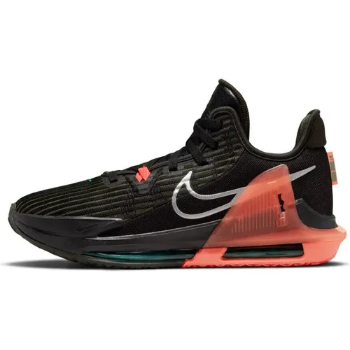 Giày Bóng Rổ Nike Lebron Witness 6 Shoes Black Silver Sequoia CZ4052-001 Màu Đen Cam Size 44
