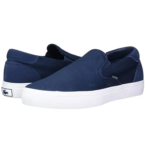 Giày Slip On Lacoste Jump Serve Canvas Slip On Màu Xanh Navy Size 40.5