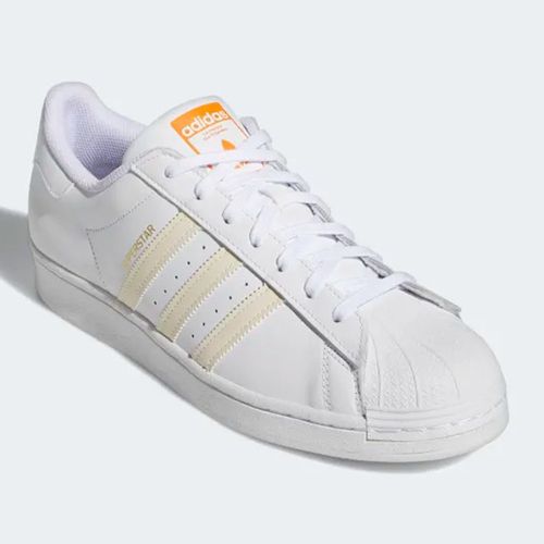 Giày Thể Thao Adidas Men’s Superstar Shoes Màu Trắng Cam Size 38-1