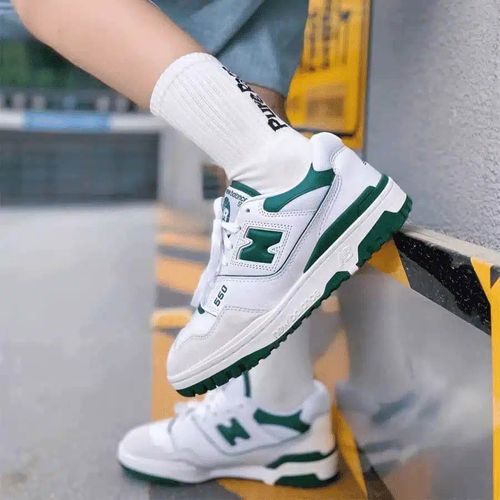 Giày Thể Thao New Balance 550 White Green BB550WT1 Màu Trắng Xanh Size 37-8