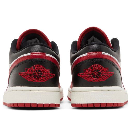 Giày Thể Thao Nike Air Jordan 1 Low Reverse 'Black Toe' DC0774-160 Màu Đỏ Trắng Size 38-2