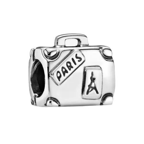 Hạt Vòng Charm Pandora Adventure Suitcase 790362 Màu Bạc