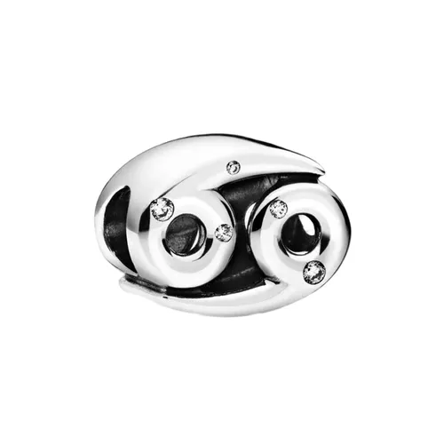 Hạt Vòng Charm Pandora Moments Cung Hoàng Đạo Cự Giải 798434C01 Màu Bạc