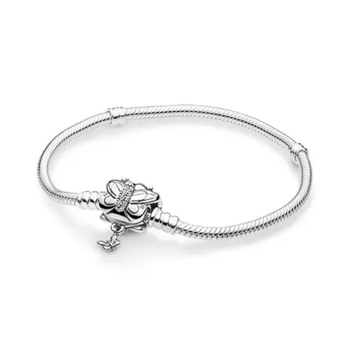 Vòng Đeo Tay Pandora Narukvica S Ukrasnim Leptirom 597929CZ Màu Bạc Size 16