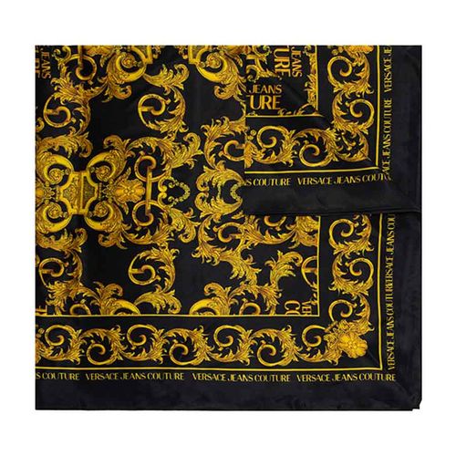 Khăn Quàng Cổ Versace Jeans Couture Shawl With Logo Màu Đen Vàng-2