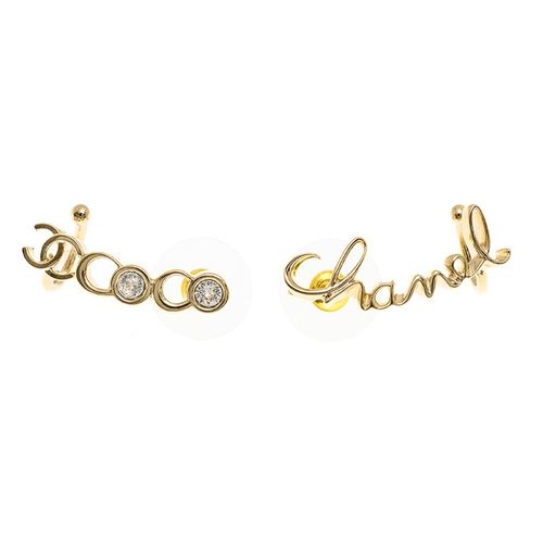 Khuyên Tai Chanel Earrings Coco Chanel Màu Vàng Gold