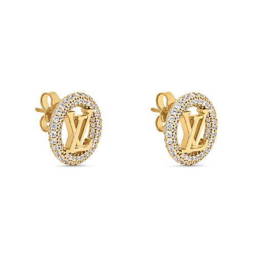 Khuyên Tai Louis Vuitton Louise By Night Earrings M00757 Màu Vàng