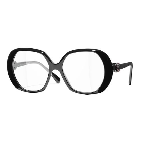 Kính Mắt Cận Chanel Square Eyeglasses CH3418QB C501 Màu Đen