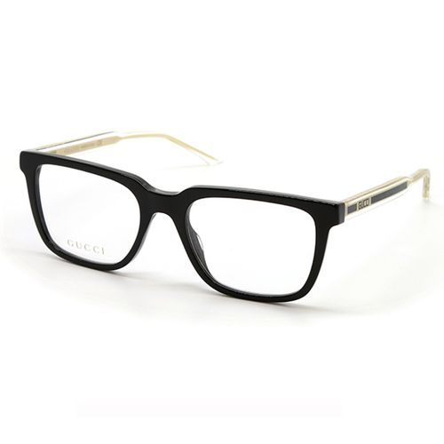 Kính Mắt Cận Gucci Black Plastic Rectangle Eyeglasses GG0560O-001 55mm Màu Đen