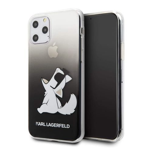 Ốp Điện Thoại Karl Lagerfeld iPhone 11 Pro Max KLHCN65CFNRCBK Màu Đen Xám-4