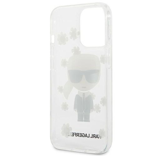 Ốp Điện Thoại Karl Lagerfeld iPhone 13 Pro Max KLHCP13XHFLT Màu Trắng-3
