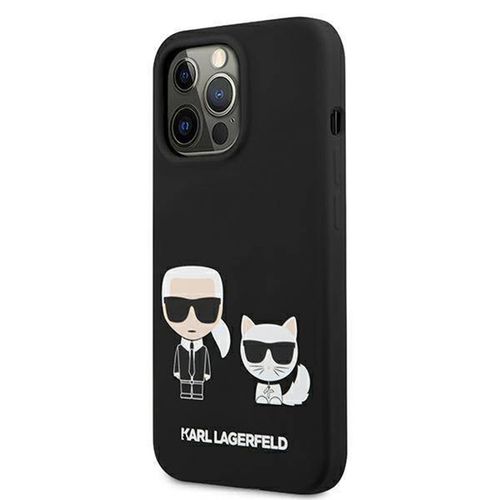 Ốp Điện Thoại Karl Lagerfeld iPhone 13 Pro Max KLHCP13XSSKCK Hai Hình Màu Đen-2