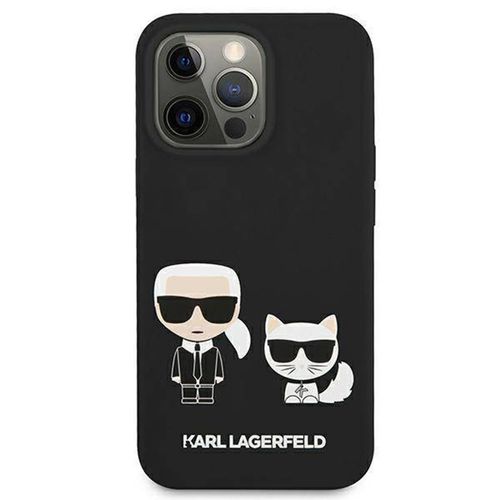 Ốp Điện Thoại Karl Lagerfeld iPhone 13 Pro Max KLHCP13XSSKCK Hai Hình Màu Đen-3