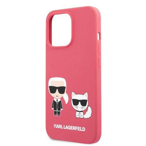 Ốp Điện Thoại Karl Lagerfeld iPhone 13 Pro Max KLHCP13XSSKCP Màu Hồng Đậm-3