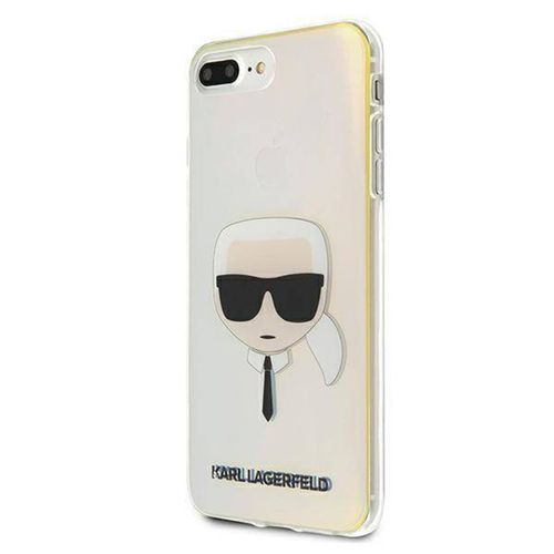 Ốp Điện Thoại Karl Lagerfeld iPhone 6 Plus/7 Plus/8 Plus KLHCI8LPCKHML Ánh Ngọc Trai Màu Trắng Đục-1