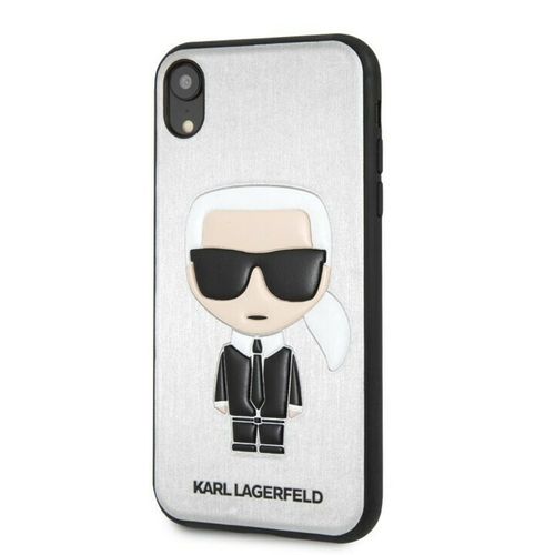 Ốp Điện Thoại Karl Lagerfeld iPhone XR KLHCI61IKPUSI Màu Đen Bạc-2
