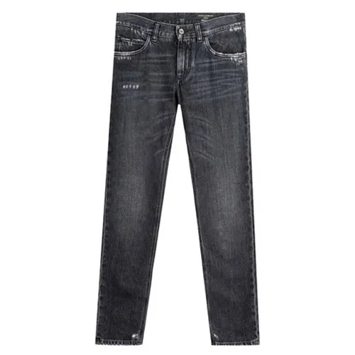 Quần Jeans Nam Dolce & Gabbana D&G Grey Slim GY07CD G8EG4 S9001 Màu Xám Size 50
