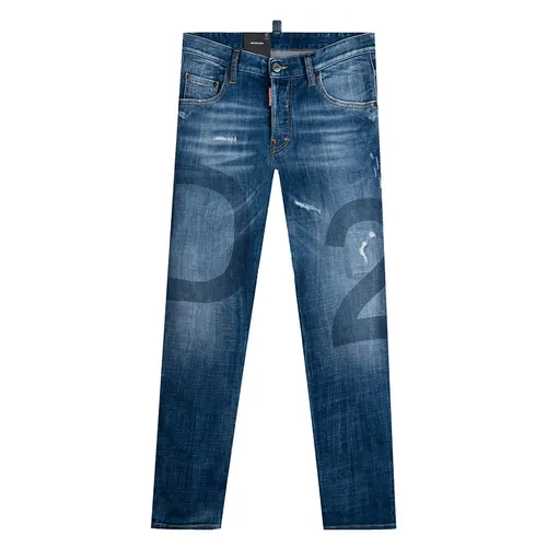 Quần Jeans Dsquared2 D2 Skater S74LB1169 S30342 470 Màu Xanh Size 44