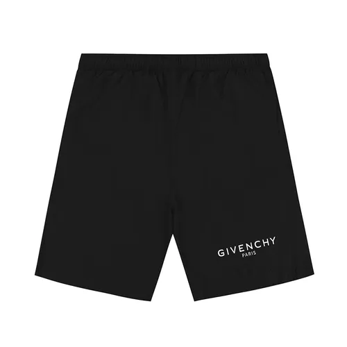 Quần Short Givenchy Logo Printed BMA00J1Y5N Màu Đen Size M