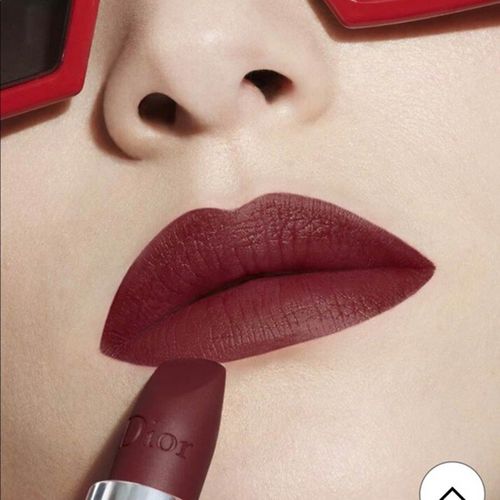 Son Dior 943 Euphoric Matte Rouge Refilable Lipsticks Màu Đỏ Nâu Đất-1