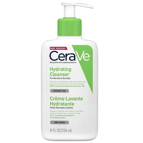 Sữa Rửa Mặt Cerave Hydrating Cleanser Cho Da Thường Và Da Khô 236ml