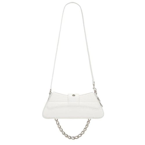 Túi Đeo Chéo Balenciaga Women's White Small Lindsay Shoulder Bag Màu Trắng-1