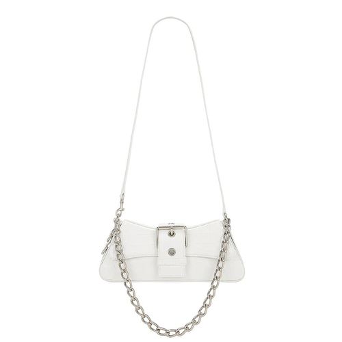 Túi Đeo Chéo Balenciaga Women's White Small Lindsay Shoulder Bag Màu Trắng-2