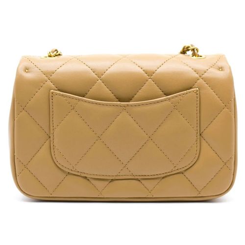 Túi Đeo Chéo Chanel AS3457 B08840 Mini Flap Bag With Heart Charms BJ523 Màu Be Đậm-3