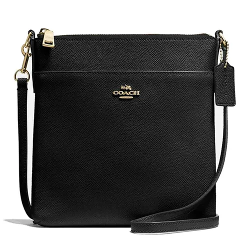 Túi Đeo Chéo Nữ Coach Kitt Crossgrain Crossbody Bag Màu Đen