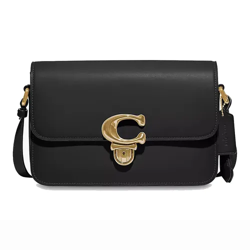 Túi Đeo Chéo Coach Studio Leather Black Shoulder Bag Màu Đen