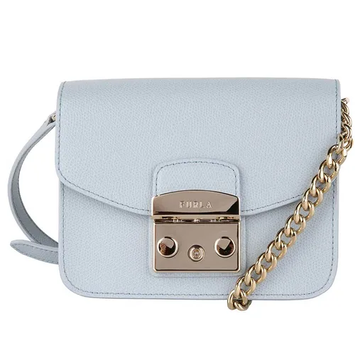 Túi Đeo Chéo Furla Metropolis Mini Crossbody Ares Màu Xanh Nhạt