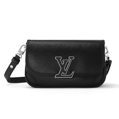 Túi Đeo Chéo Nữ Louis Vuitton LV Buci Bag Noir M59386 Màu Đen-1