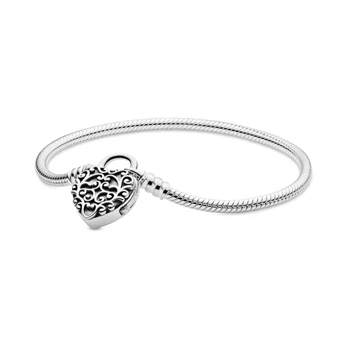 Vòng Đeo Tay Pandora Moments Bracelet 597602 Màu Bạc Size 18