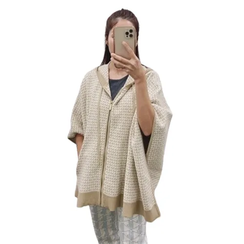 Áo Len Choàng Michael Kors MK Bone JF160924GM Màu Trắng Ngà Voi Size M