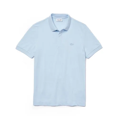 Áo Polo Lacoste Piqué Form Regular Màu Xanh Blue Size M