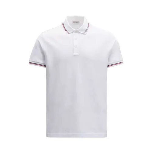 Áo Polo Moncler White Cotton Ss 8A00012 Màu Trắng Size L
