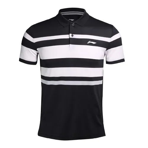 Áo Polo Nam Li-Ning APLR245-3 Màu Đen - Trắng Size L