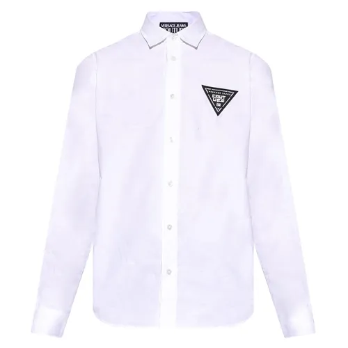 Áo Sơ Mi Versace Jeans Couture White With Patch 73GAL2R8 N0132 003 Màu Trắng Size 54