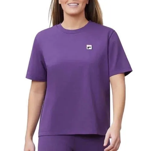 Áo Thun Fila Womens Short Sleeve Crew Neck Màu Tím Size M
