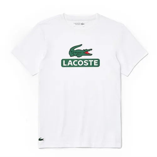 Áo Thun Men’s Lacoste SPORT Print Logo Breathable T-Shirt Màu Trắng Size S - Thời trang - Vua Hàng Hiệu