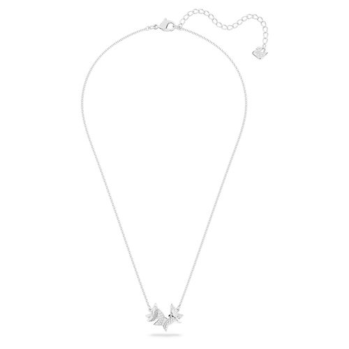 Dây Chuyền Swarovski Lilia Necklace Butterfly, White, Rhodium Plated 5636421 Màu Trắng-1