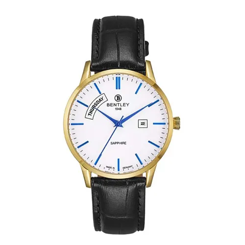 Đồng hồ Bentley - Đồng Hồ Nam Bentley BL1864-10MKWB-MK-GL-T Màu Đen Trắng - Vua Hàng Hiệu