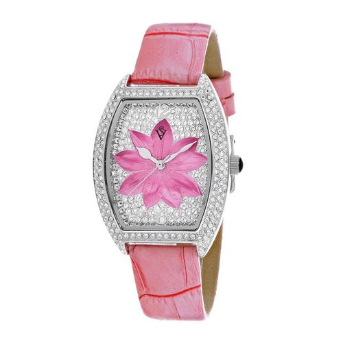 Đồng Hồ Nữ Christian Van Sant Lotus Quartz Pink Dial Ladies Watch CV4852 Màu Hồng