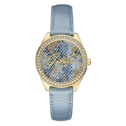 Đồng Hồ Nữ Guess Analog Blue Dial Women's Watch-W0612L1 Màu Xanh Blue