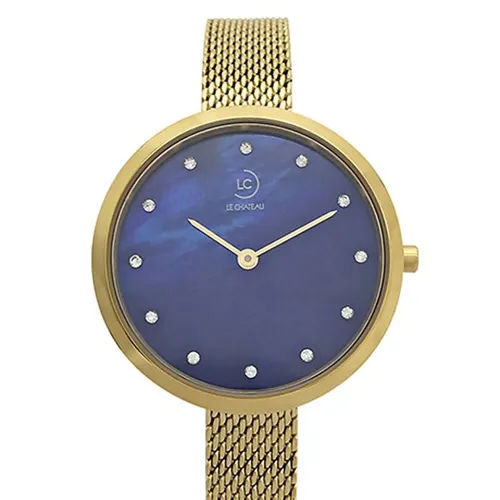 Đồng Hồ Nữ Le Chateau L48.373.04.8.1 Màu Vàng Gold